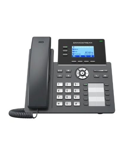 Grandstream GRP2604P IP Phone 6 SIP account ,3 lines – POE