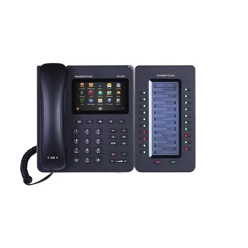 Grandstream backlit LCD extension module , 20 dual-colored extension keys and 2 arrow keys